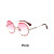 Round Sunglasses Women Designer Rimless Crystal Sun Glasses UV400 Female lunette de soleil gunes gozlugu W18905