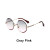 Round Sunglasses Women Designer Rimless Crystal Sun Glasses UV400 Female lunette de soleil gunes gozlugu W18905