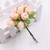 12pcs 2cm handmade mini silk rose bouquet artificial flower wedding decoration DIY wreath clip art fake flower decoration