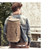 New Leather Laptop Backpacks For Male Mochila Vintage Casual Travel backpack Bag Preppy Schoolbag Cylindrical Design