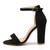 Women Flock Square Heel Sandals High Heels Buckle Strap Female Dress Woman Sandal Shoes For Girls