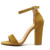 Women Flock Square Heel Sandals High Heels Buckle Strap Female Dress Woman Sandal Shoes For Girls