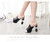 Women Pumps Platform High Heels Sexy Summer Peep toe Shoes Red Square Heel Shoes Party Women Heel Shoes Pumps