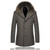 Autumn new Men's woolen jackets trench coat Men Real fox fur collars Detachable windbreaker woolen overcoat