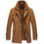 Trench Coat Men Winter Thick Windbreaker Long Woolen Overcoat