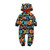 Autumn & Winter Newborn Infant Baby Clothes Fleece Jumpsuit Boys Romper Hooded stripe Bear Onesie Baby Bebe Menino Macacao