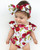 Cute Floral Romper 2pcs Baby Girls Clothes Jumpsuit Romper+Headband 0-24M Age Ifant Toddler Newborn Outfits Set Hot Sale