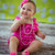 Baby Girls Clothes Baby Blue Ruffled Lace Romper Toddler Kids Jumpsuit New Born Baby 1th Birthday Photo Outfit