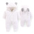 Newborn Baby Winter Hoodie Clothes Polyester Infant Baby Girls Pink Climbing New Spring Outwear Rompers 3m-12m Boy Jumpsuit