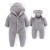 Newborn Baby Winter Hoodie Clothes Polyester Infant Baby Girls Pink Climbing New Spring Outwear Rompers 3m-12m Boy Jumpsuit