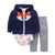 3PCS unisex newborn baby tracksuit,long sleeve hooded jacket with zipper+rompers+pants,baby boy clothing set,baby girl outfits