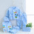 7pcs/set Cotton Baby clothing sets unisex kids long sleeve+pants set cartoon clothes for infant boy girl spring roupas de bebes