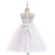 Baby Girls Floral embroidery Mesh Lace Tutu Sleeveless Dresses Princess Kids Cosplay Flower Party Dress