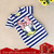 Girls Dress Brand Kids Girl Clothes Cartoon stripe Pattern Design Summer Children Clothing Princess Dresses Vestidos 2-6 Y A122