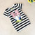 Girls Dress Brand Kids Girl Clothes Cartoon stripe Pattern Design Summer Children Clothing Princess Dresses Vestidos 2-6 Y A122