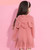 Girls Dress New Brand Baby Girls Blouse Rabbit Ears Hooded Long Sleeve Children Clothing Dress Girls Clothes