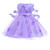 Christmas Dress for 3-12 Years Girls Party Princess Dress Formal Pearl Petals Kids Vestidos Children Party Dress Girl's Clothes