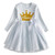 Girls Unicorn Vestidos Girls Long Sleeve Dress Kids Party Voile Dress Children Licorne Autumn and Winter Dresses LH4577