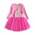 Girls Unicorn Vestidos Girls Long Sleeve Dress Kids Party Voile Dress Children Licorne Autumn and Winter Dresses LH4577