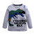 Kids T Shirts Boys Long Sleeve Tops Cartoon Dinosaur Print Girls Cotton T-shirts For Spring Autumn Children Clothing Baby Tops