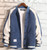 Baseball Jacket Mens with Button College Patchwork Jacket Coat Men Bomber Jacket Men