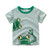 Cartoon Print Baby Boys Dinosaur T Shirt For Summer Infant Kids Boys Girls Lion T-Shirts Clothes Cotton Toddler Letter Tops