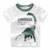 Cartoon Print Baby Boys Dinosaur T Shirt For Summer Infant Kids Boys Girls Lion T-Shirts Clothes Cotton Toddler Letter Tops
