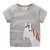 jumping meters Applique Girls T shirts Bunny Baby Tees Top Summer Fashion design kids clothing t shirts cotton animal Tees