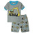 Fashion Boys Pajamas Suit Summer Children Dinosaur Baby Sleepwear Baby Boy's Clothes 100% Cotton Tee shirt Short Pants Soft