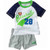 Fashion Boys Pajamas Suit Summer Children Dinosaur Baby Sleepwear Baby Boy's Clothes 100% Cotton Tee shirt Short Pants Soft