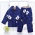 Kids clothes Winter Pajama sets Thicken Pijama set Baby boy Pajamas Printing Children quilt flannel sleepwear Infant pajamas