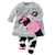 Baby Girls Pajamas Suits 2 3 4 5 6 7 years Children Clothes Sets Girl Clothes sets T-Shirts Pant Sleepwear 100% Cotton