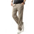 New Summer Pure Color Fashionable High-quality Linen Men's Casual Pants Loose Breathable Big Size Men Pants Trousers