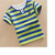 High quality 3 years-12 years old multi-color children's polo shirt short-sleeved shirt round neck striped cotton boy T-shirt