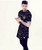 The Latest silk siksilk T shirt black Splash ink spot long style Hip Hop T-shirt shirts Tops Men Longline tees With