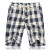 Summer New Men's Bermuda Casual Shorts Loose Straight Cotton Beach Plaid Short Pants Male Brand