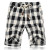 Summer New Men's Bermuda Casual Shorts Loose Straight Cotton Beach Plaid Short Pants Male Brand