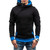 Men Hoodies Sweatshirt Spring Brand Solid Color Fleece Tracksuit Hip Hop Zipper Pullover Male Hooded Sportswear EU Size