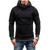 Men Hoodies Sweatshirt Spring Brand Solid Color Fleece Tracksuit Hip Hop Zipper Pullover Male Hooded Sportswear EU Size