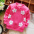 Spring Baby Girls Cloth Flower Zipper Newborn Coat Sport Outfit Kids Jacket infant Clothes Warm Coats 4Colors Clothing