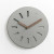 12 inches European Style Gray Eco-friendly Wooden Watch Modern Design Home Decorative Square Concrete Wall Clock