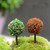 10PCS Mini Garden Decorations Resin Tree Fairy Garden Miniatures Trees Garden Decoration Terrarium Figurines Miniature Figurines