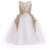 Baby Girls Golden Thread Embroidery Elegant Party Dress for Girls Wedding Dress Kids Dresses for Toddler Girls Christmas clothes