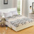 3pcs 100% Polyester Fitted Sheet Set Mattress Cover Pillowcases Four Corners With Elastic Band Bed Sheet