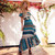 Summer 2 Piece Set Women's Floral Printed Two Piece Bohemian Skirt Suit Hippie Boho Chic Crop Top Beach Sets Clothing