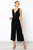 Summer Wide Leg Jumpsuit Women Backless Casual Beach Jumpsuits & Rompers Sexy V Neck Long Loose Bodysuit Straight Overalls