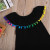 Baby Girls Toddler Solid  Tassels Summer Clothes Multi Colors Tassels Princess Party Dress 1-6Y