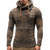 Winter Thicken Warm Hooded Cotton Sweater Men Long Sleeved Turtleneck Pullovers Slim Fit Male Sweaters Brand Coats Men