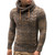 Winter Thicken Warm Hooded Cotton Sweater Men Long Sleeved Turtleneck Pullovers Slim Fit Male Sweaters Brand Coats Men