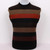 100%goat cashmere men's boutique pullover sweater O-neck patchwork color striped